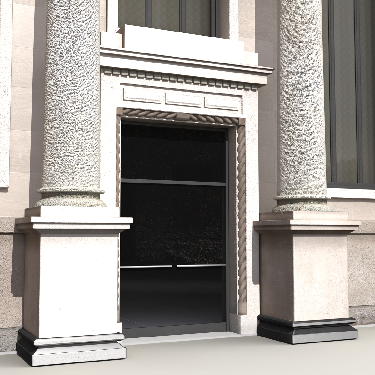 3D Bank Building model