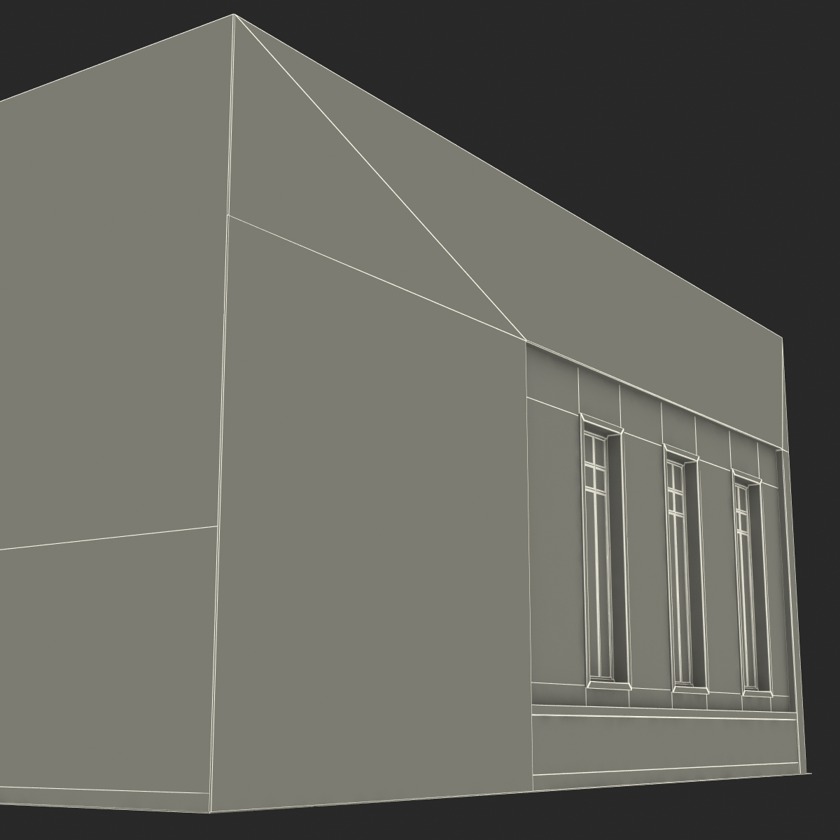 3D Bank Building model