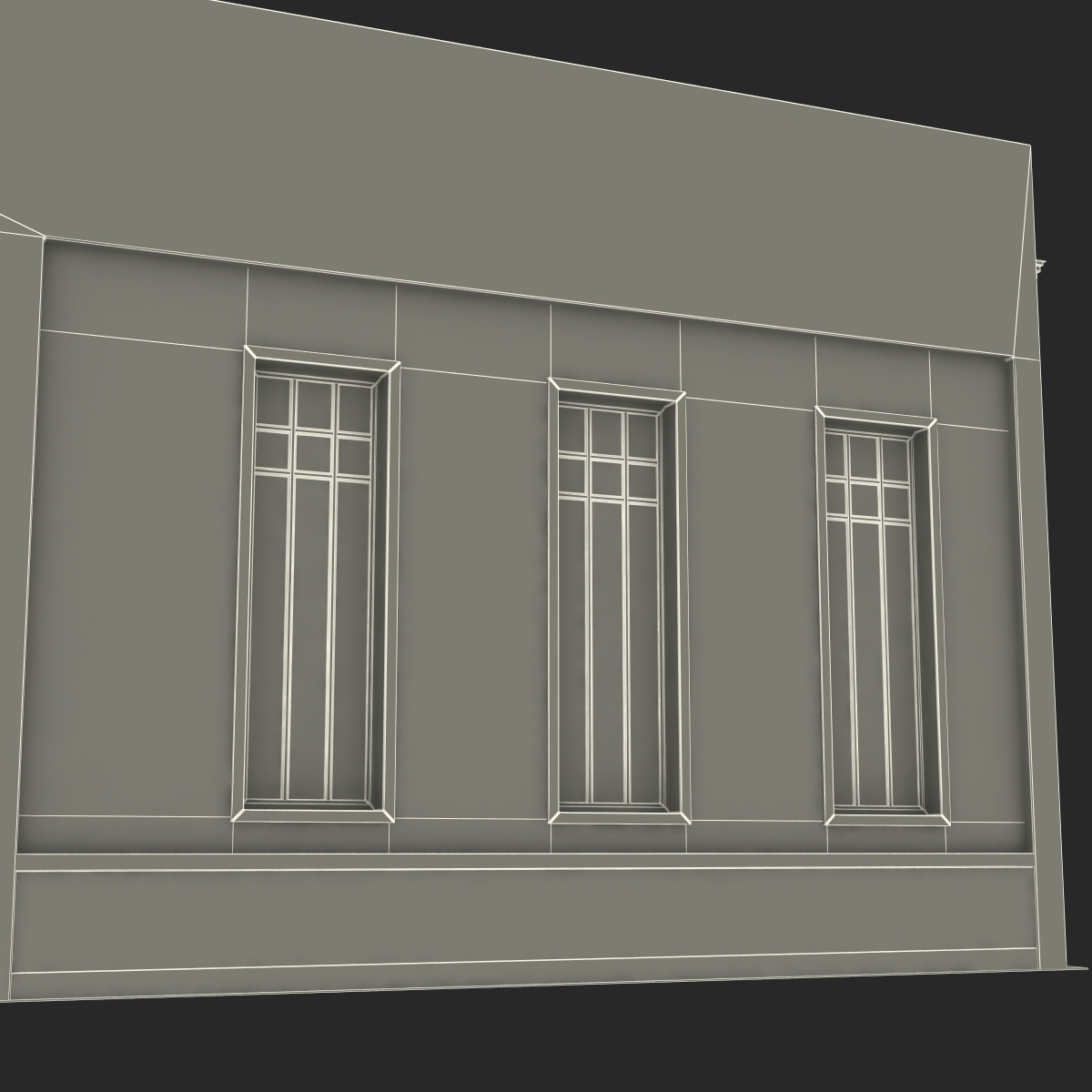 3D Bank Building model