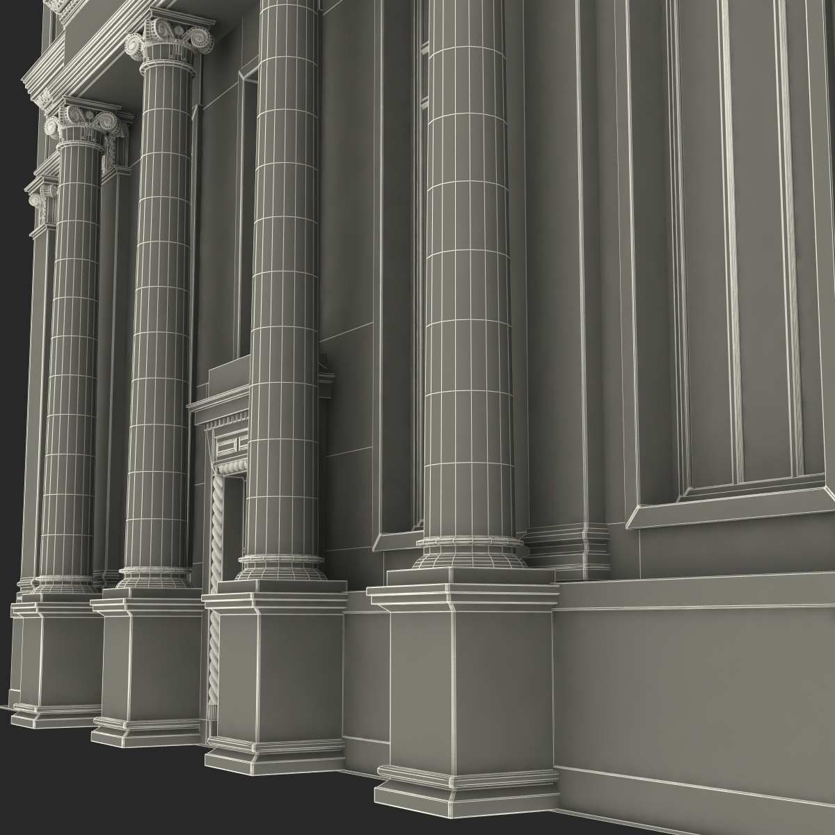 3D Bank Building model