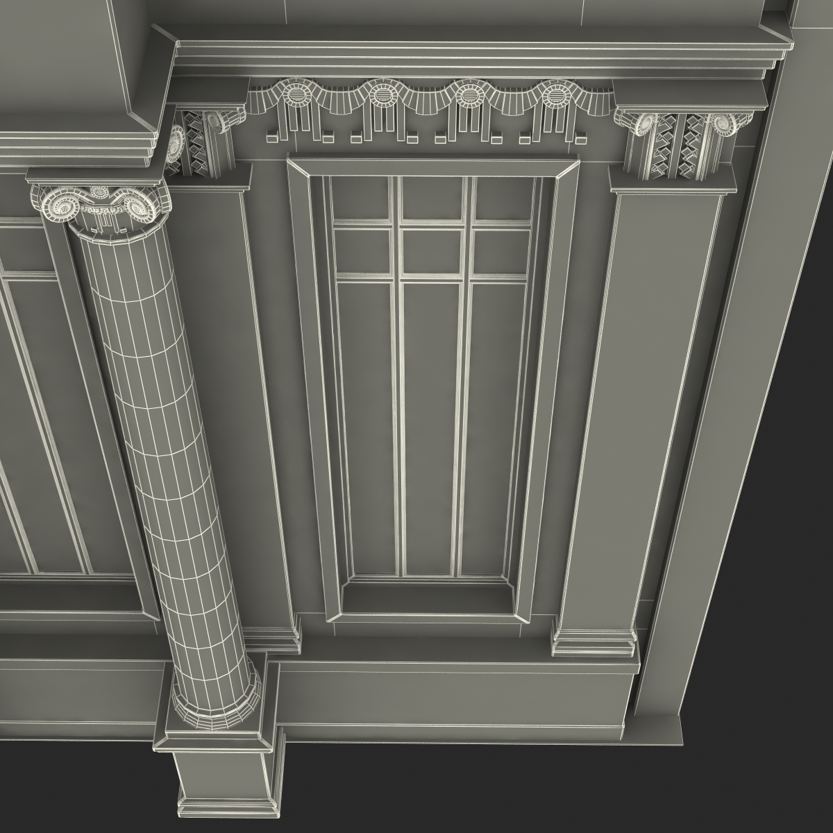 3D Bank Building model