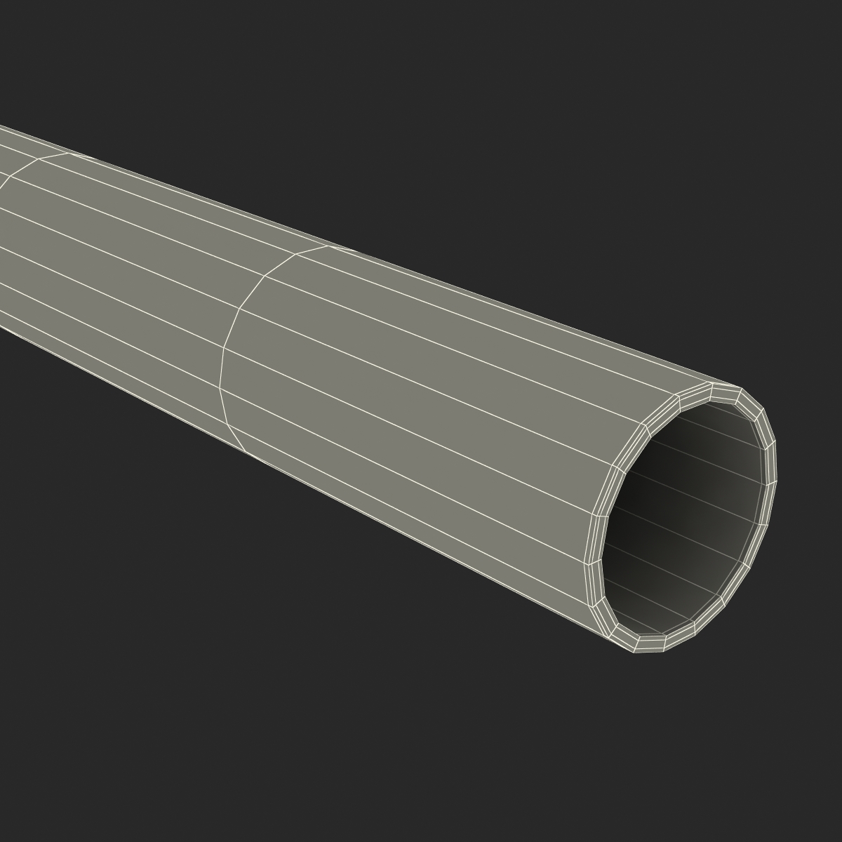 3D Iron Pipe 2