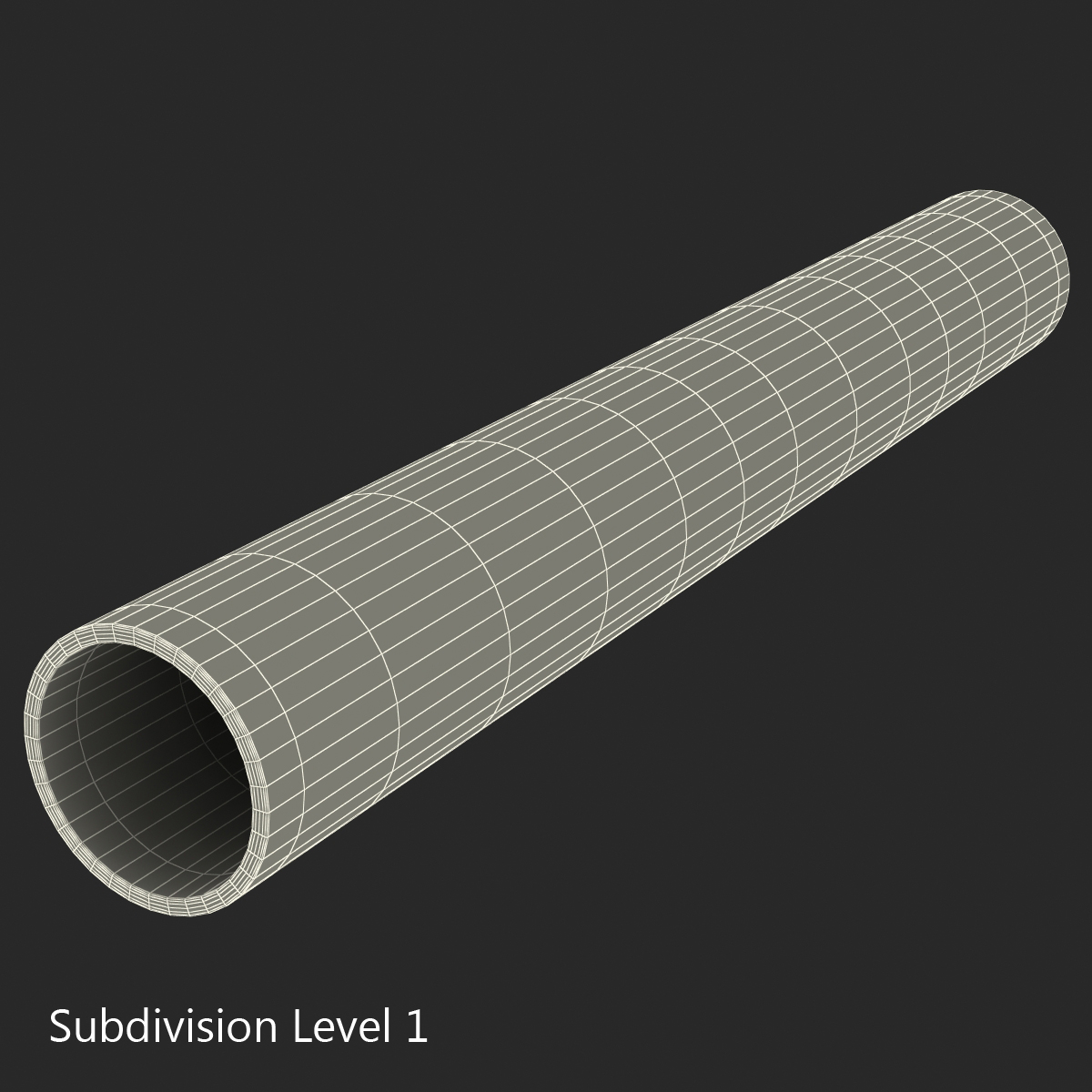 3D Iron Pipe 4