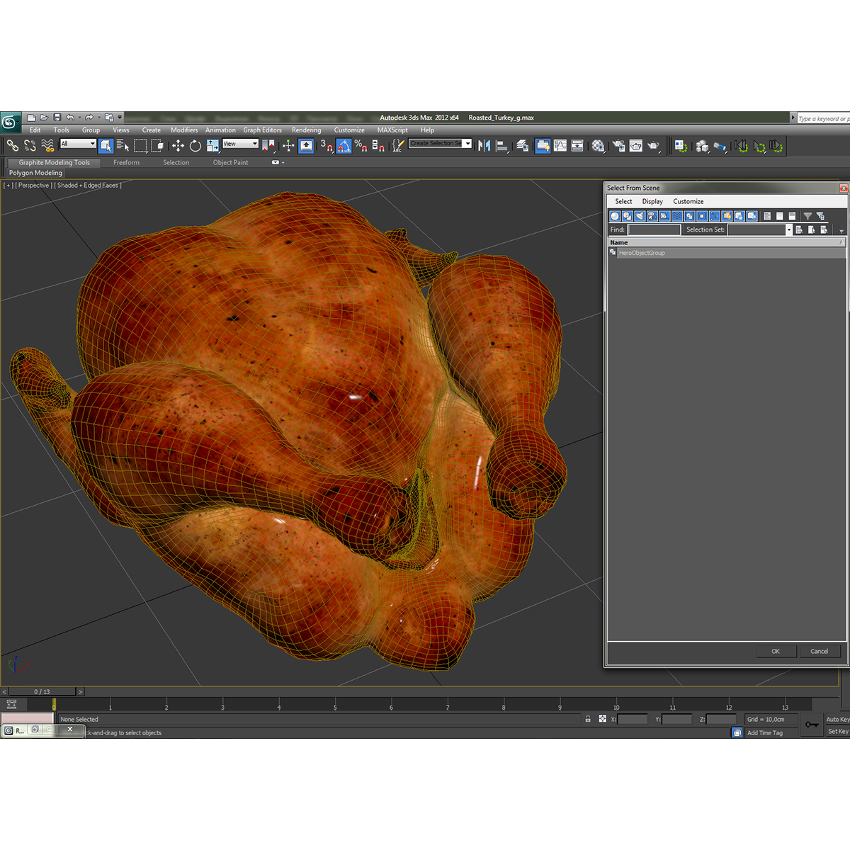 Roasted Turkey 3D model