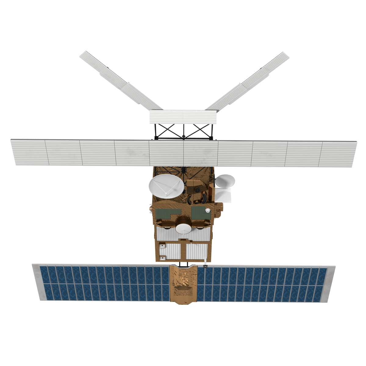 European Remote Sensing Satellite ERS 2 3D model