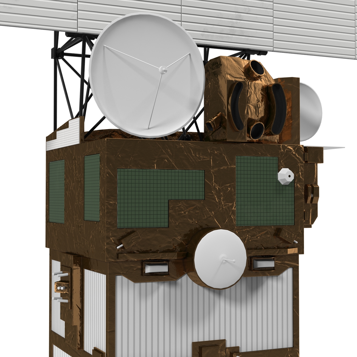 European Remote Sensing Satellite ERS 2 3D model