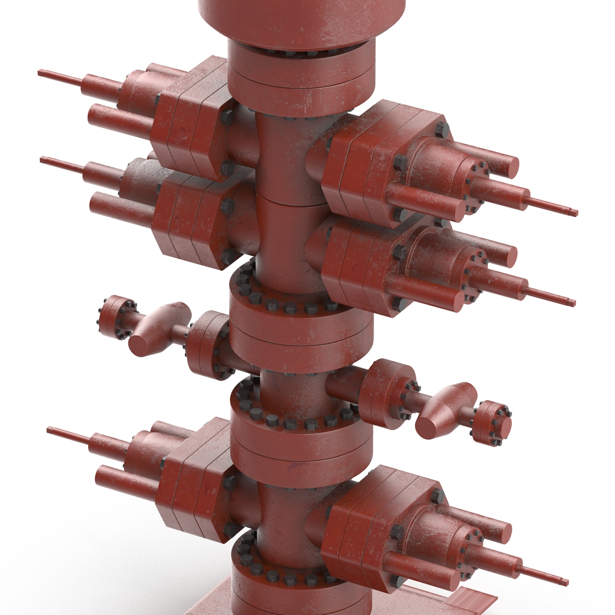 3D Blow Out Preventer model