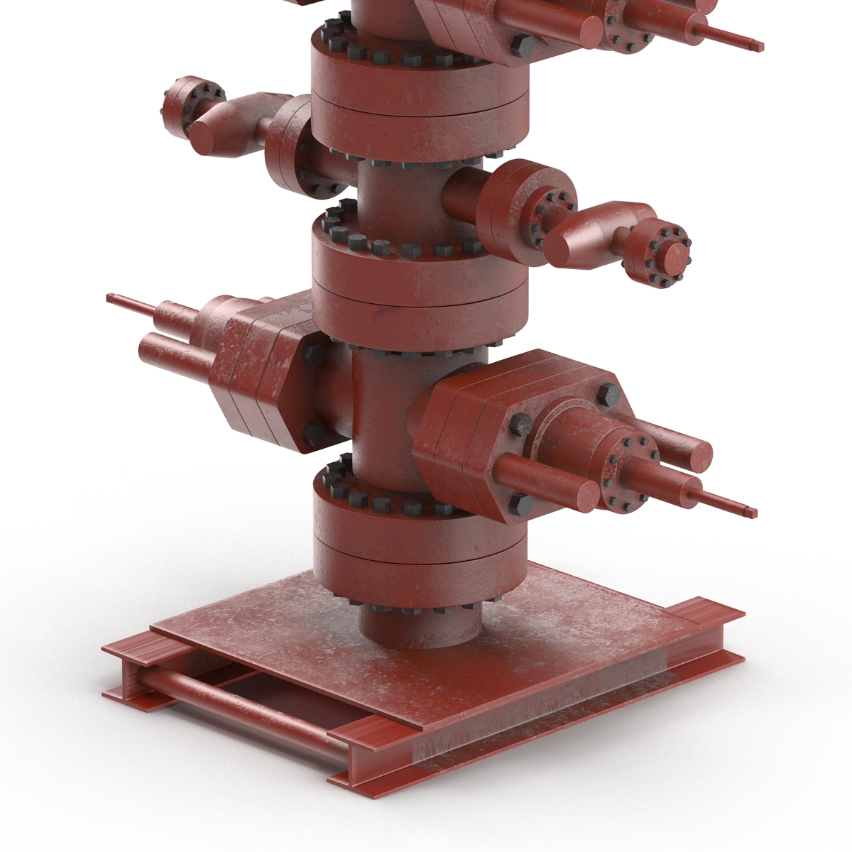 3D Blow Out Preventer model