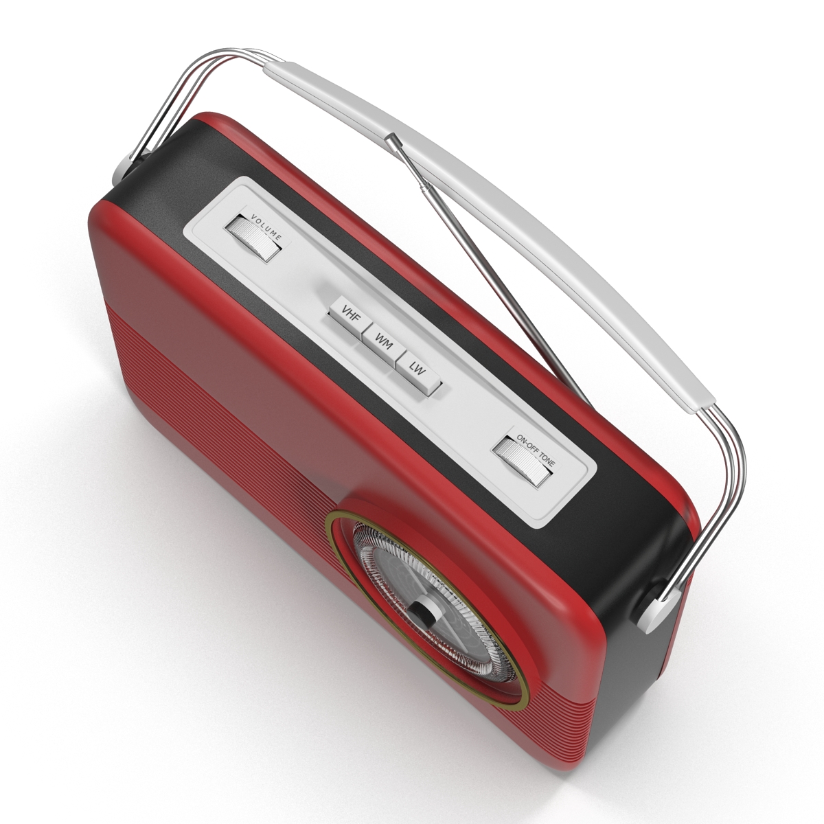 Retro Radio Generic 3D model