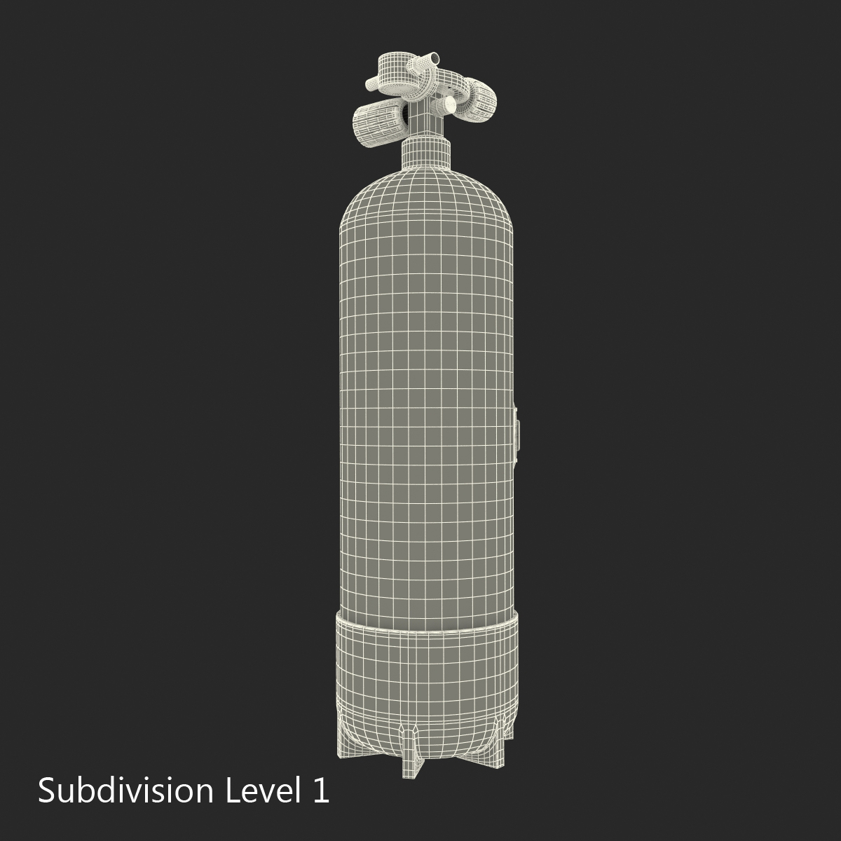 3D model Scuba Tank