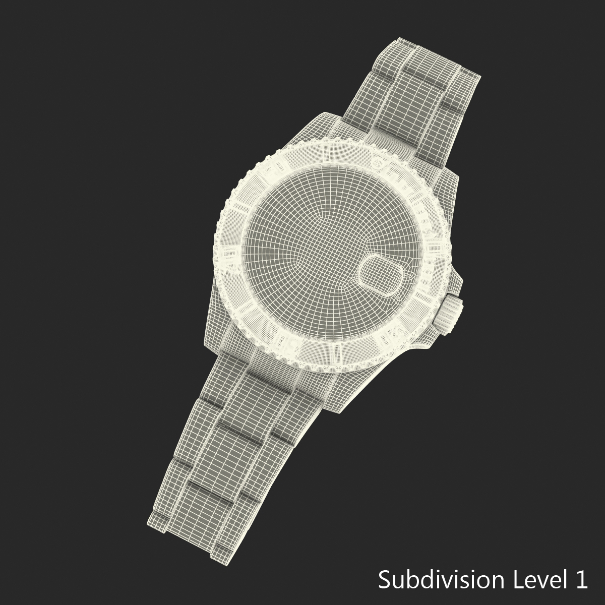 Rolex Submariner Date Green Dial 3D