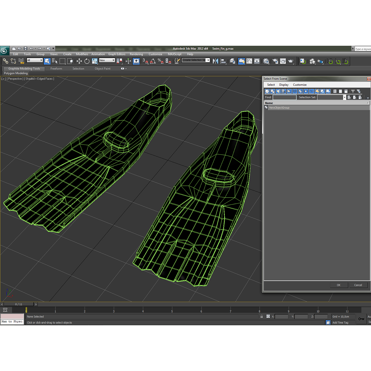 Swim Fins 3D model