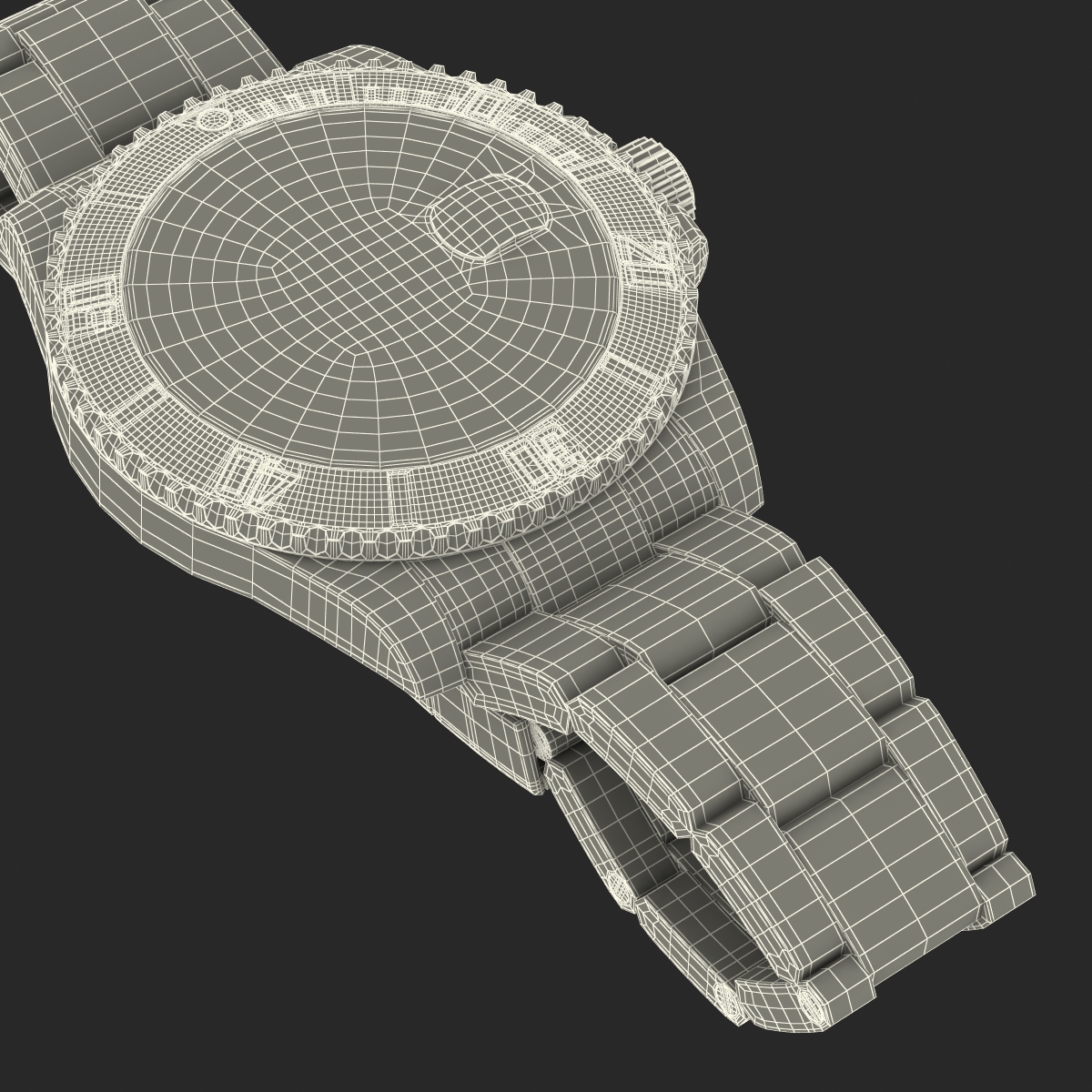 Rolex Submariner Date Green Dial 3D