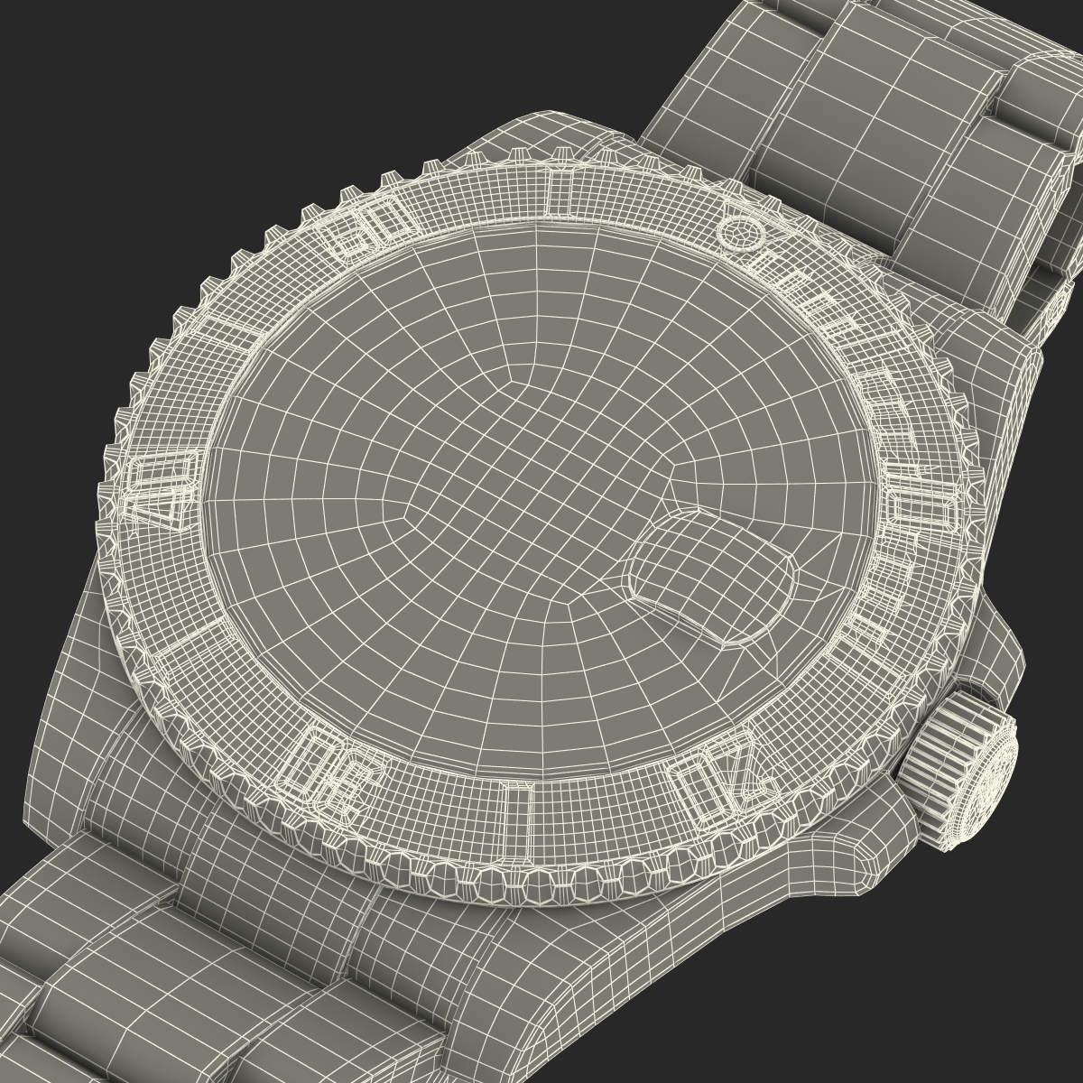 Rolex Submariner Date Black Dial 3D