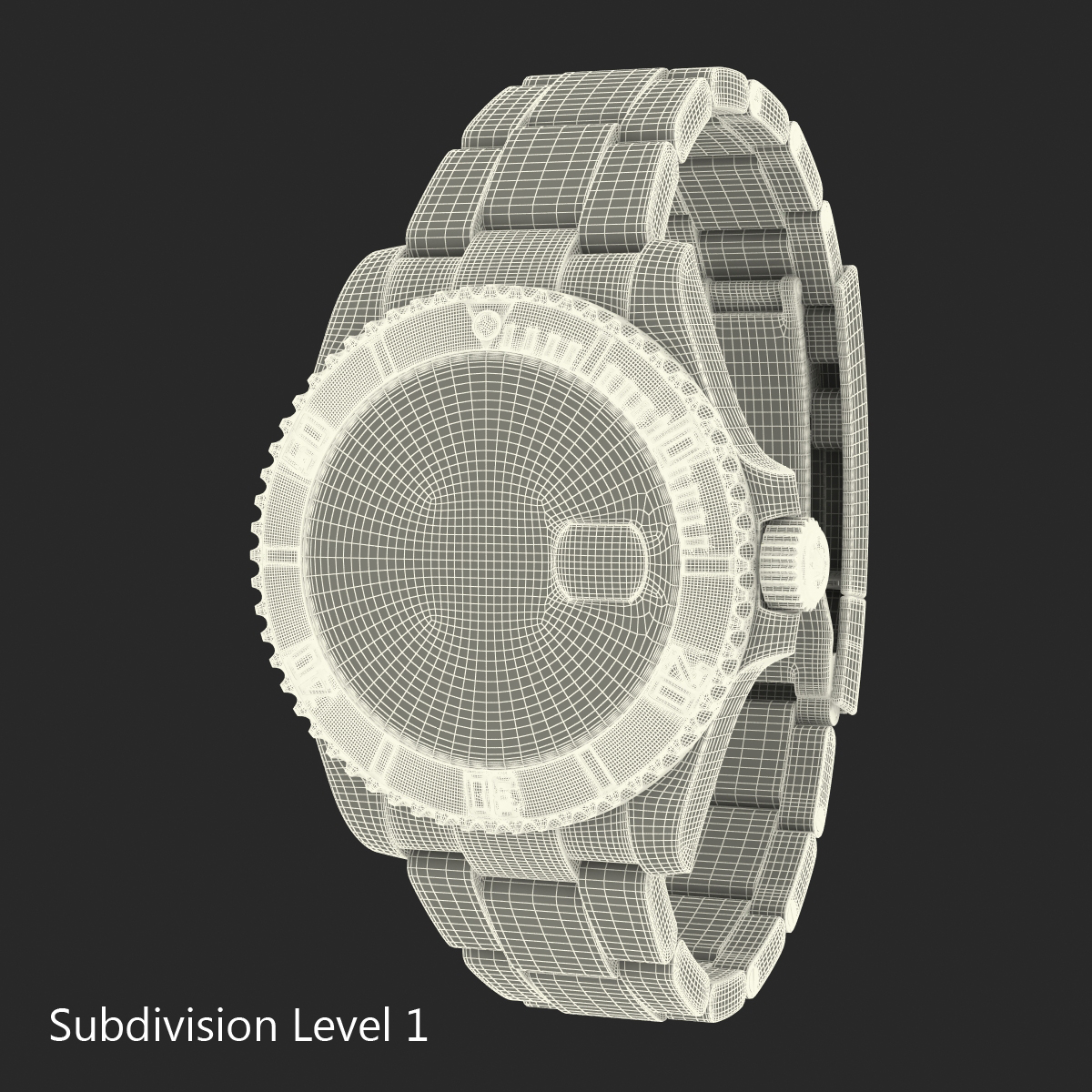 Rolex Submariner Date 2 Green Dial 3D model