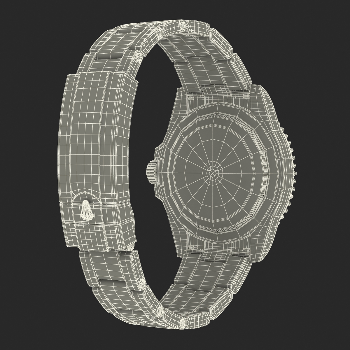 Rolex Submariner Date 2 Green Dial 3D model