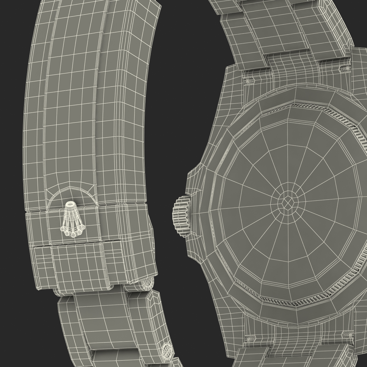 Rolex Submariner Date 2 Green Dial 3D model