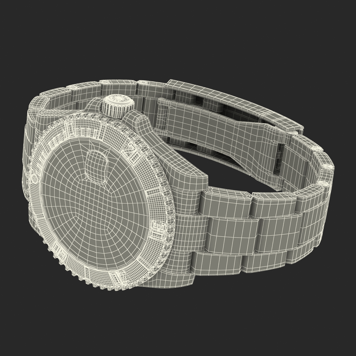 Rolex Submariner Date 2 Green Dial 3D model