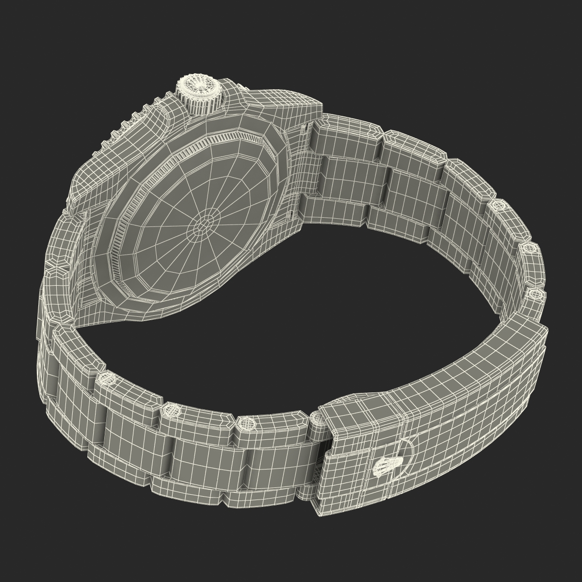 Rolex Submariner Date 2 Green Dial 3D model