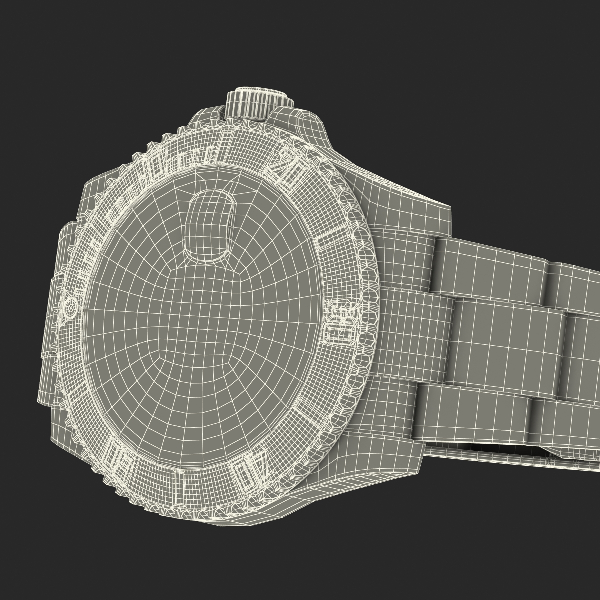 Rolex Submariner Date 2 Green Dial 3D model