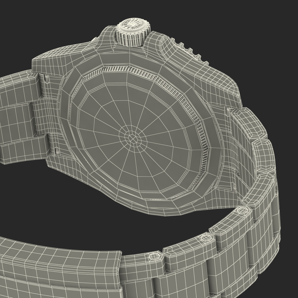 Rolex Submariner Date 2 Green Dial 3D model