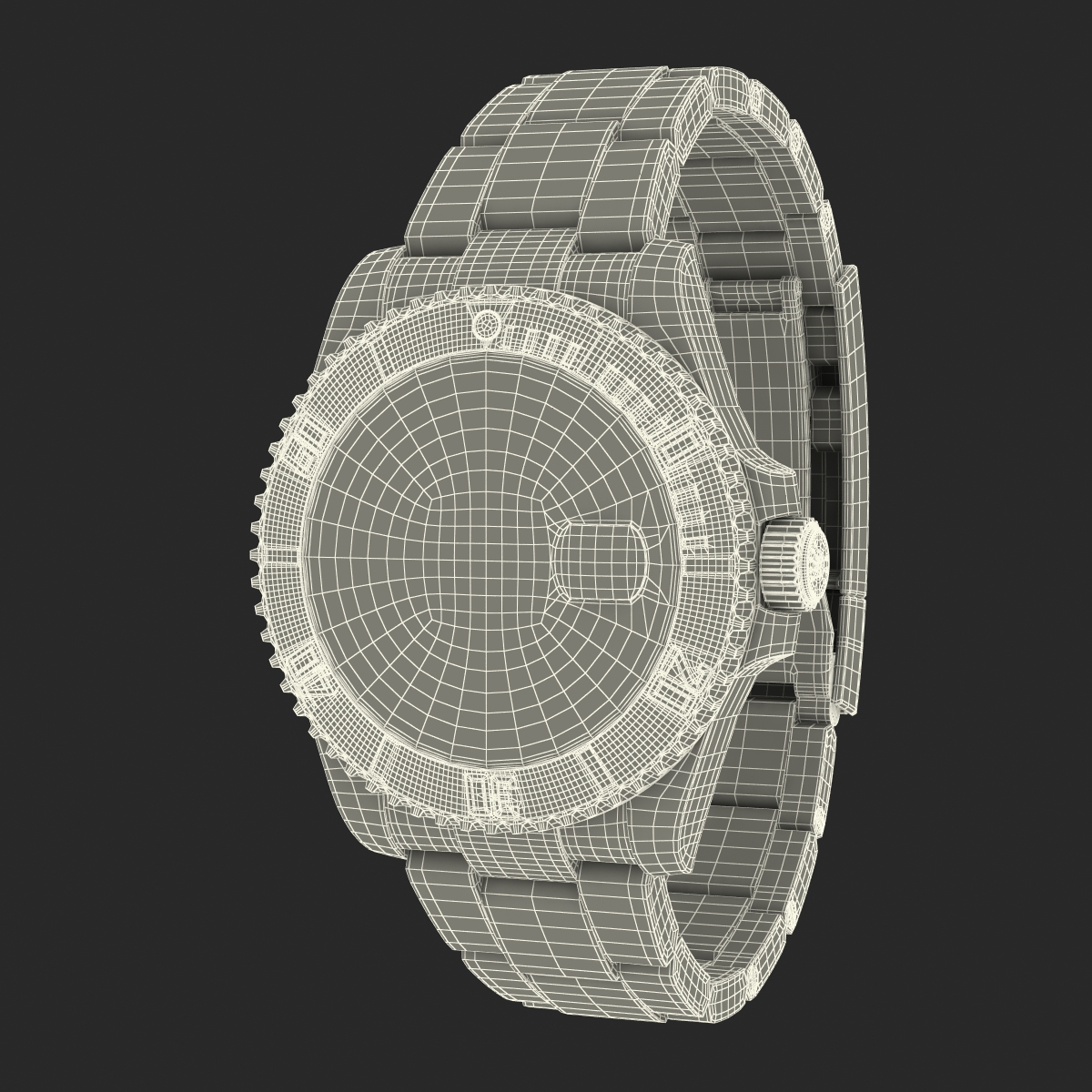 Rolex Submariner Date 2 Black Dial 3D model