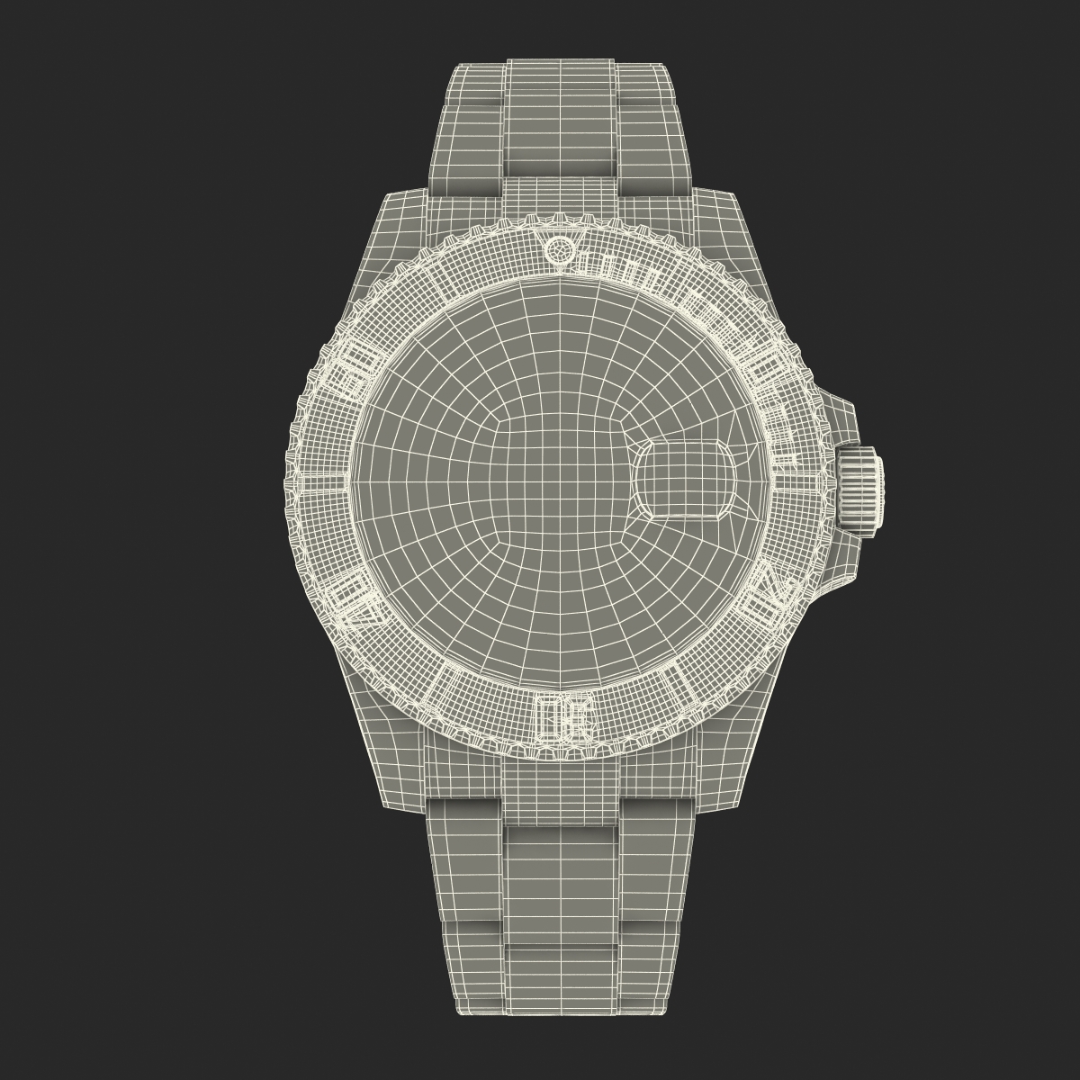 Rolex Submariner Date 2 Black Dial 3D model