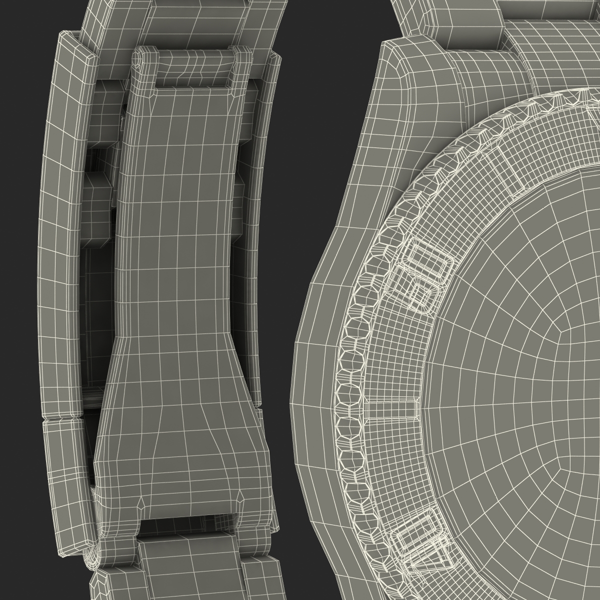 Rolex Submariner Date 2 Black Dial 3D model