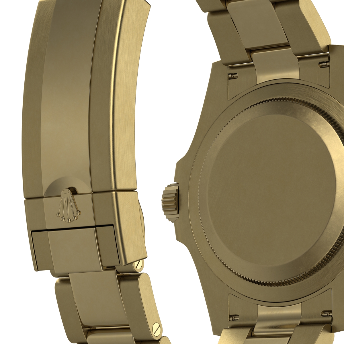 3D Rolex Submariner Date 2 Gold model