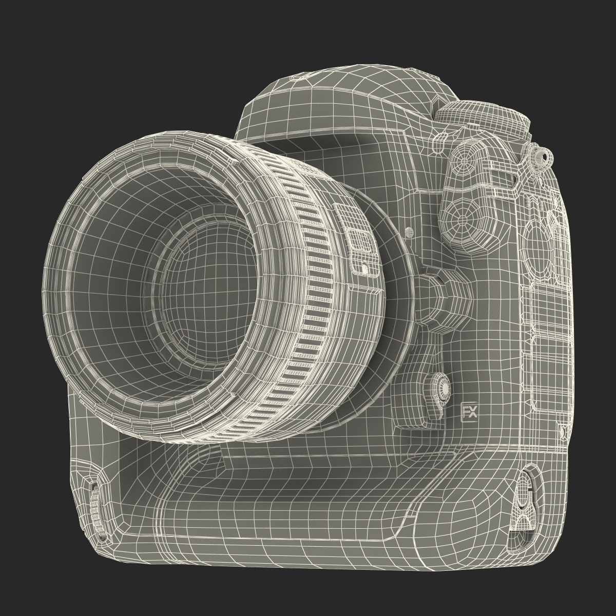 Nikon D4S 3D model