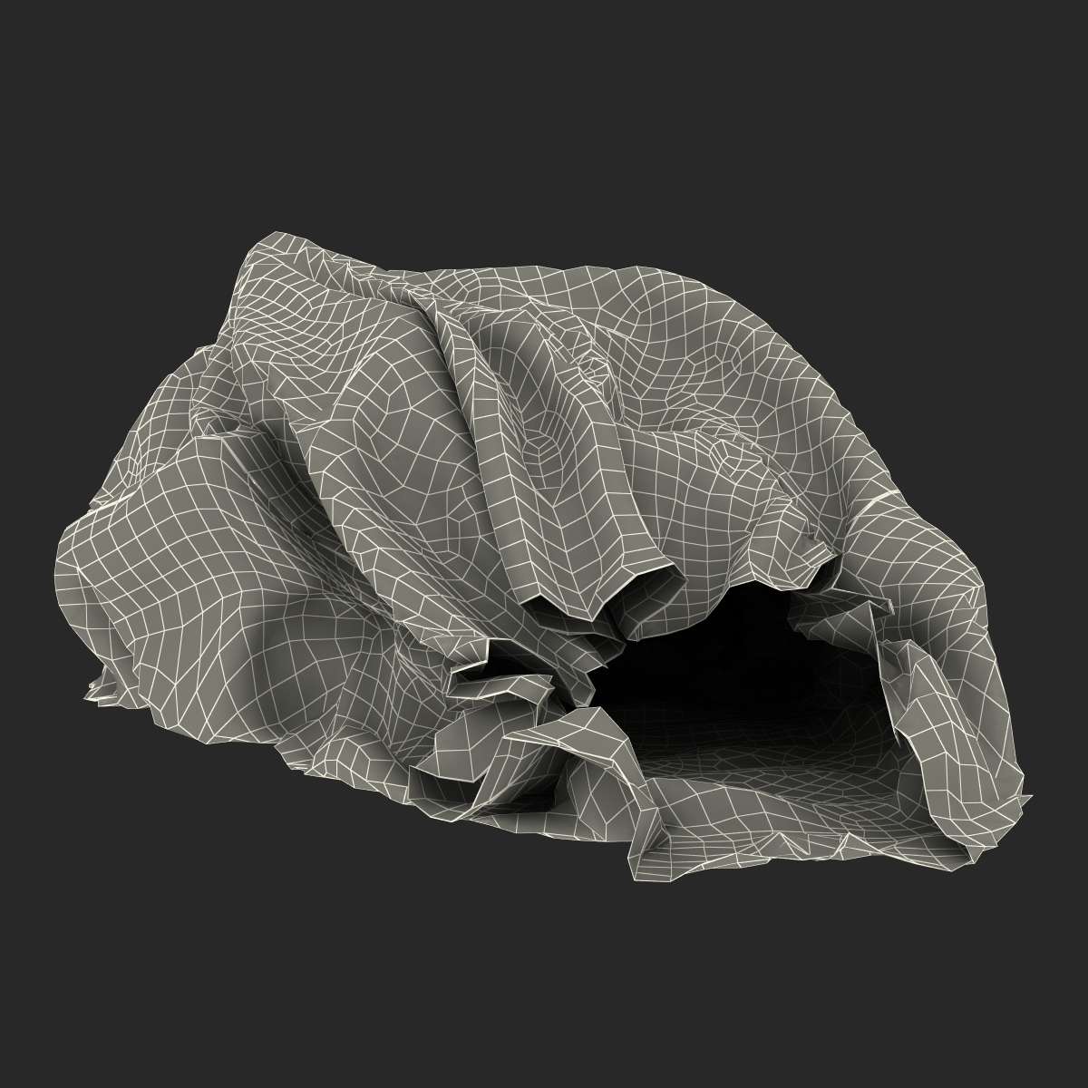 3D Garbage Bag 3 model