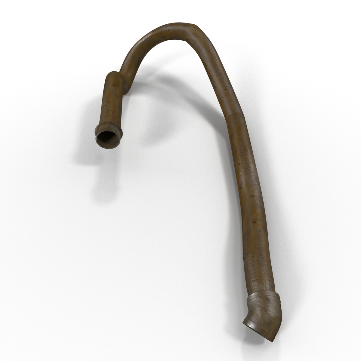 Broken Iron Pipe 11 3D model