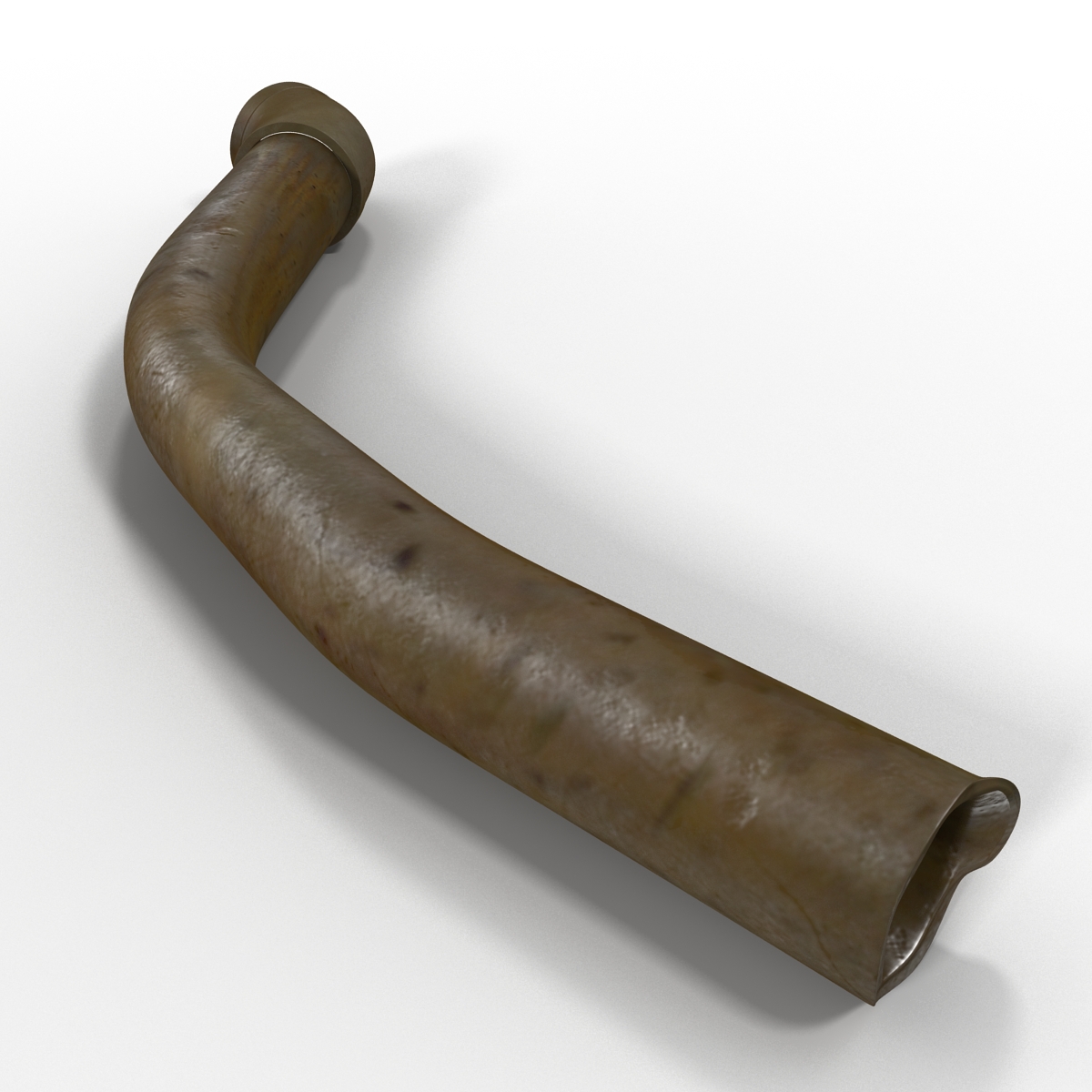 Broken Iron Pipe 12 3D model