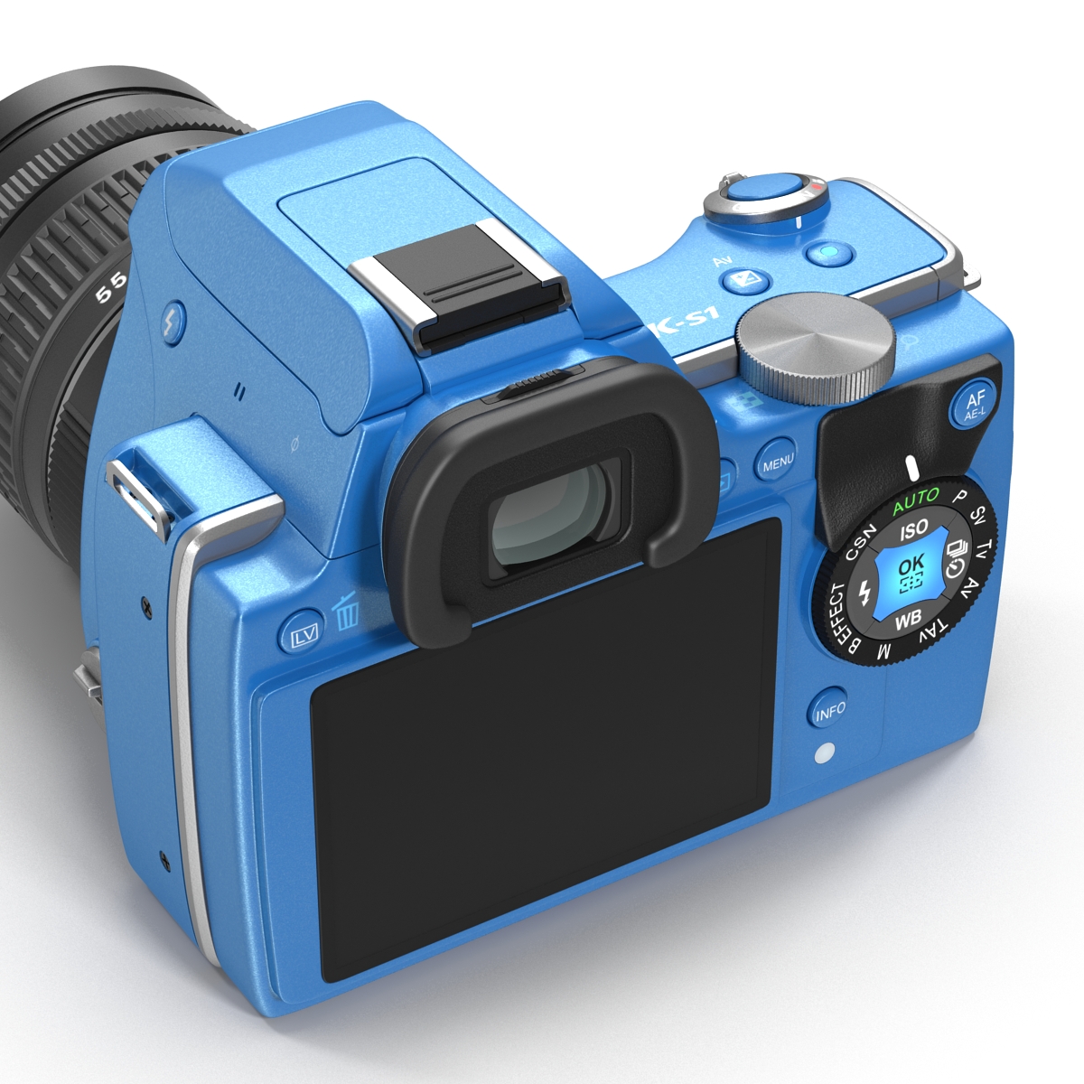 3D Pentax K S1 Blue