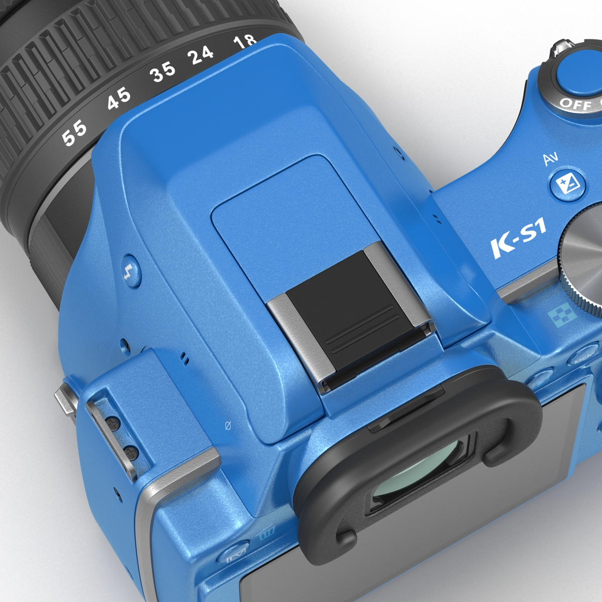 3D Pentax K S1 Blue