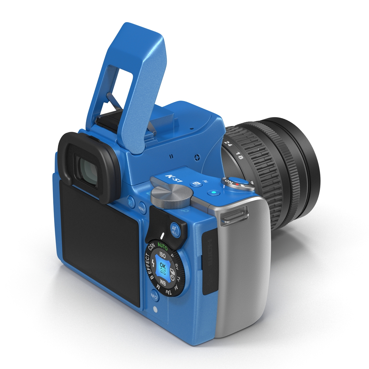 3D Pentax K S1 Blue