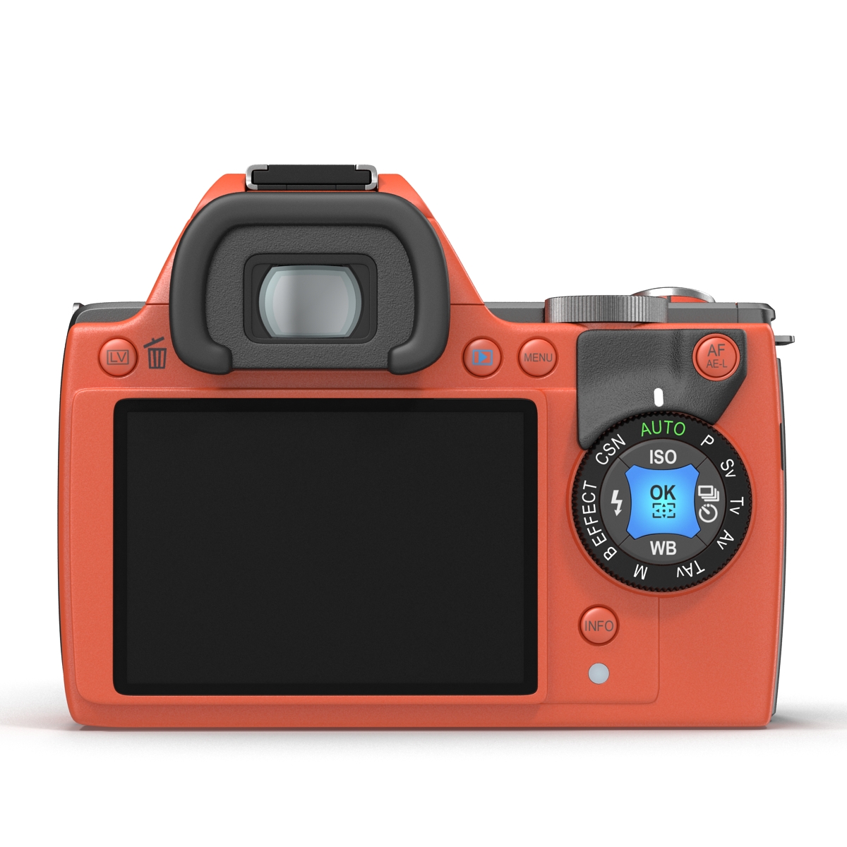 3D Pentax K S1 Orange model