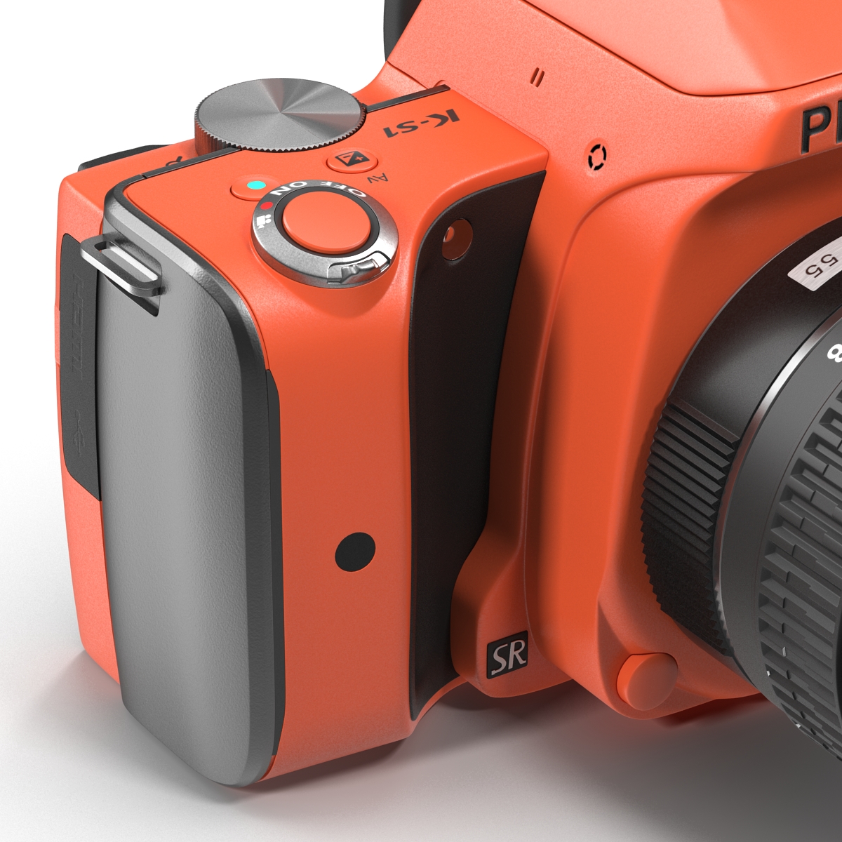 3D Pentax K S1 Orange model