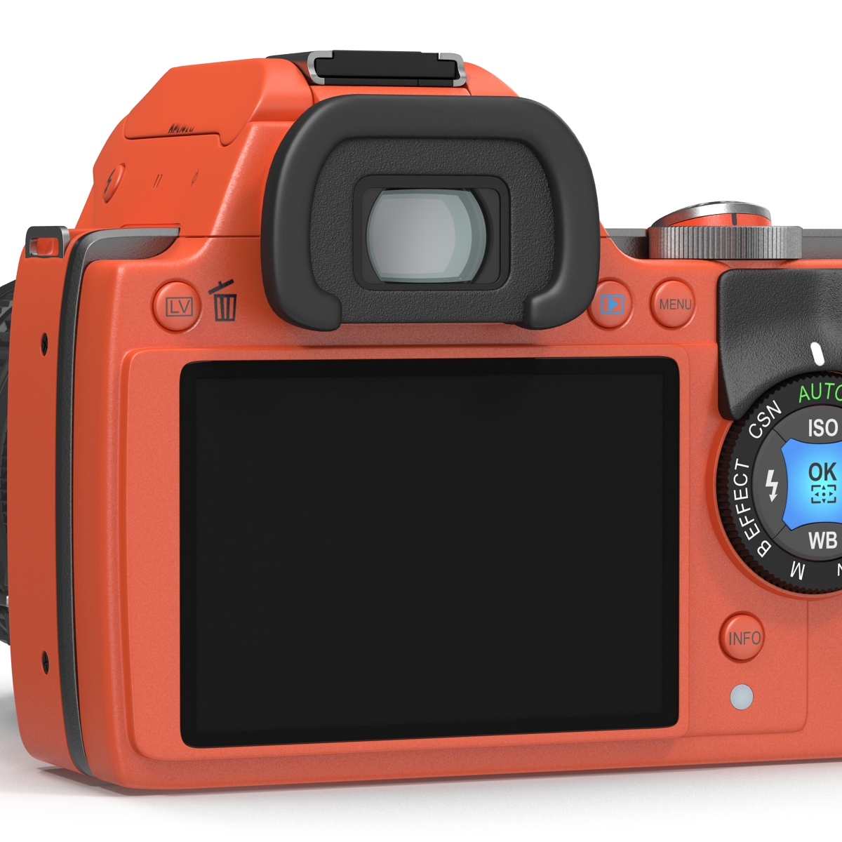 3D Pentax K S1 Orange model