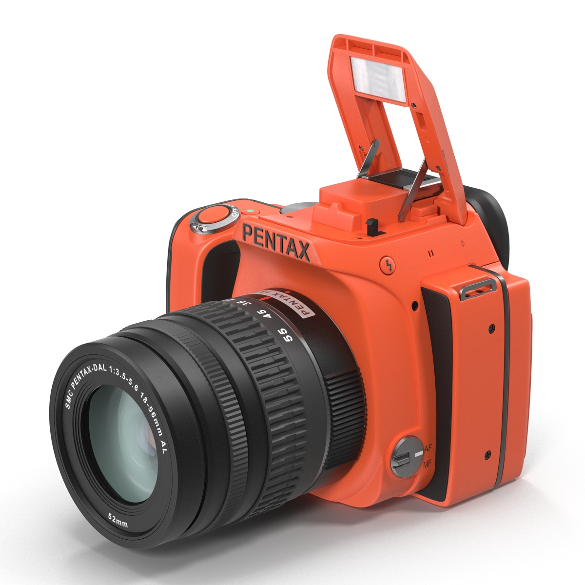 3D Pentax K S1 Orange model