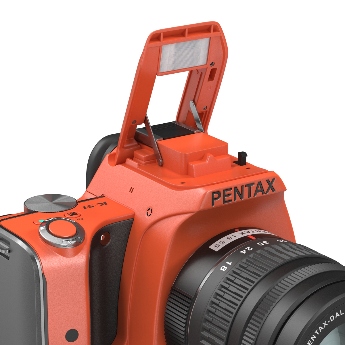 3D Pentax K S1 Orange model