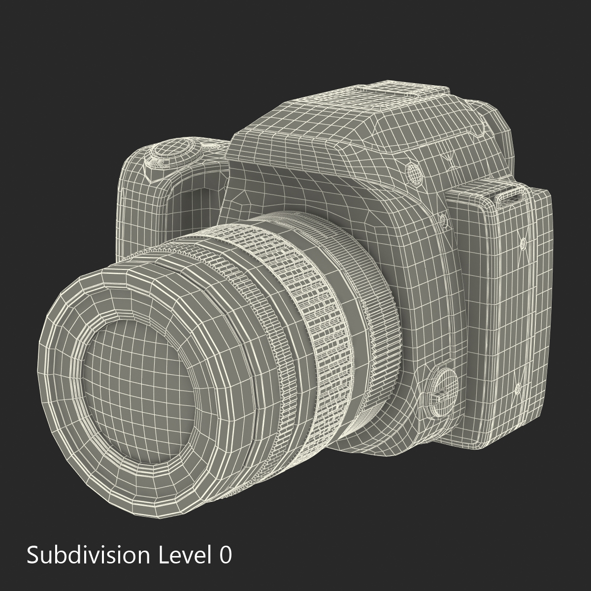 3D Pentax K S1 Orange model