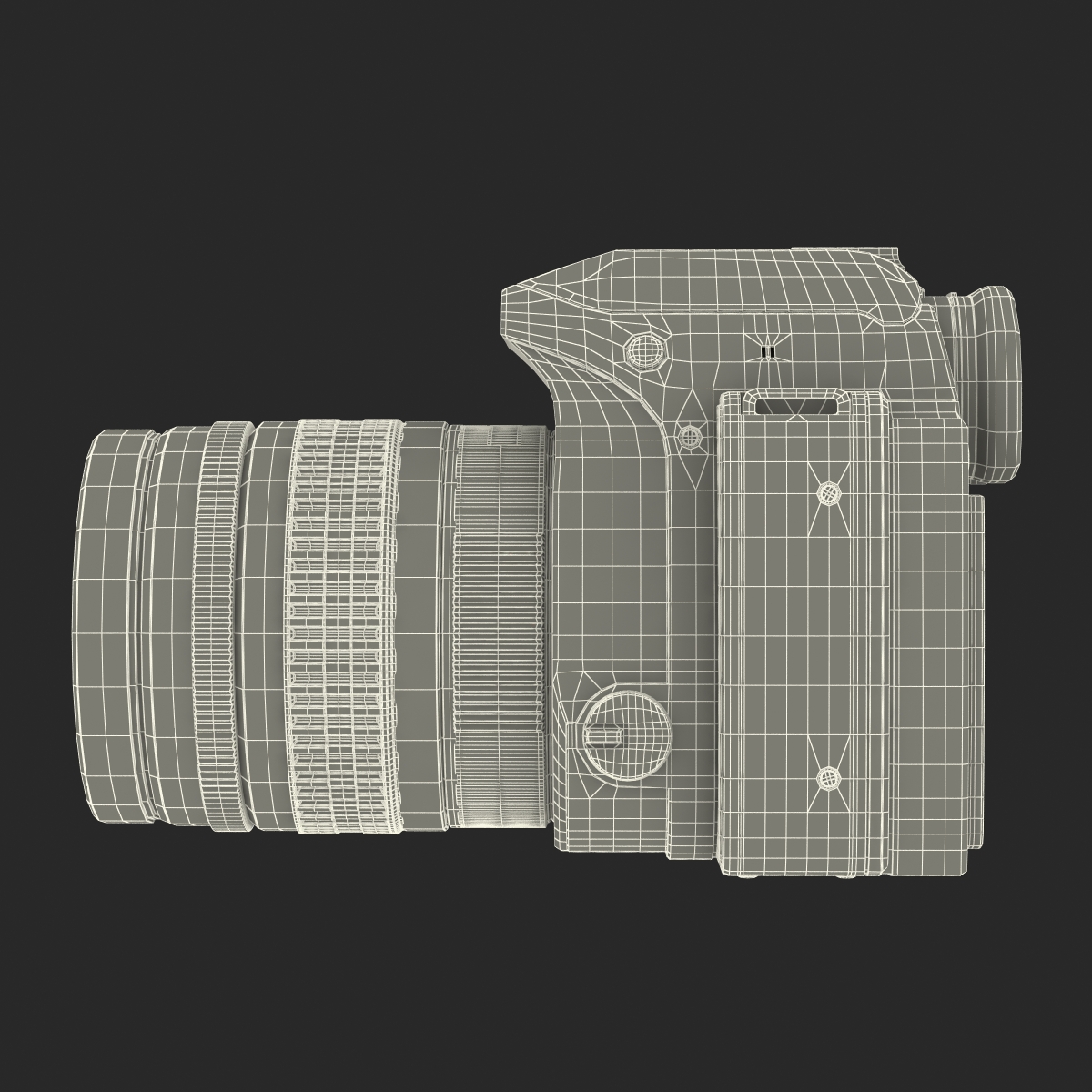 3D Pentax K S1 Orange model