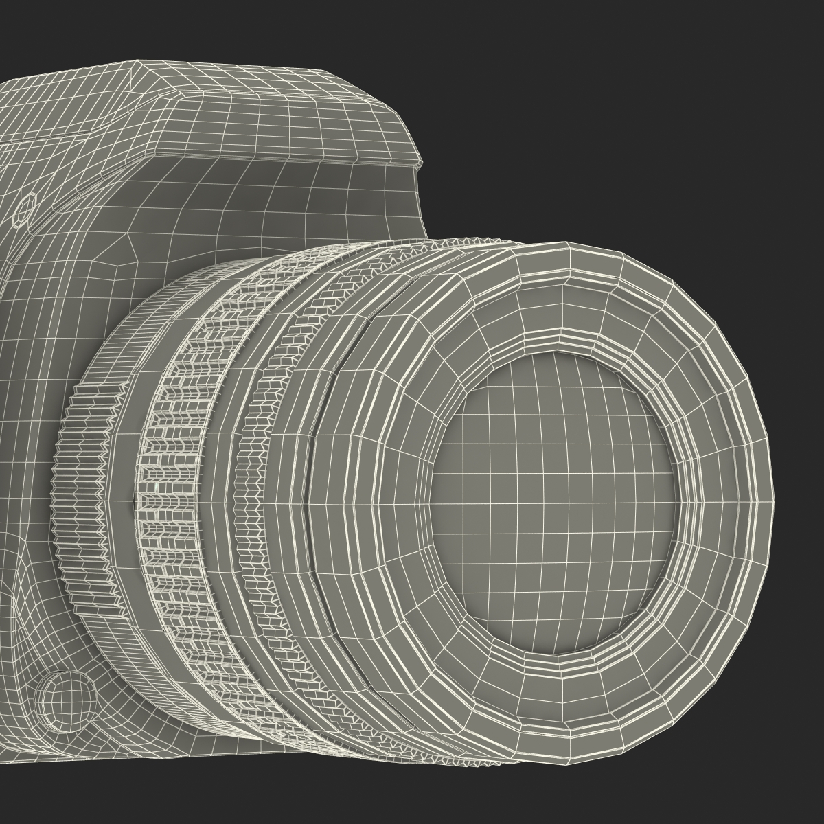 3D Pentax K S1 Orange model