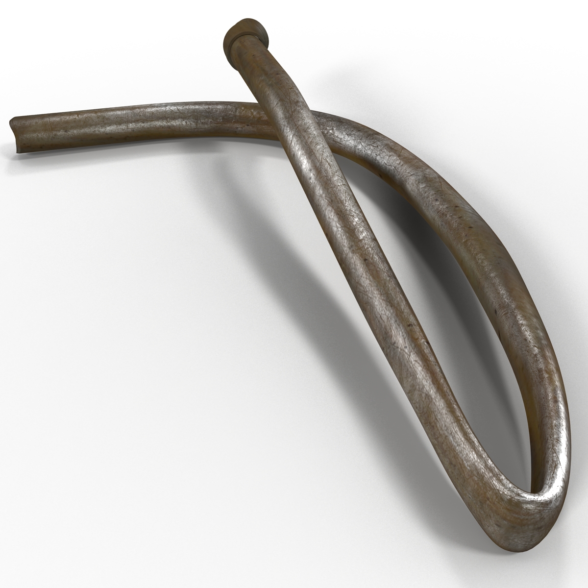 Broken Iron Pipe 13 3D model