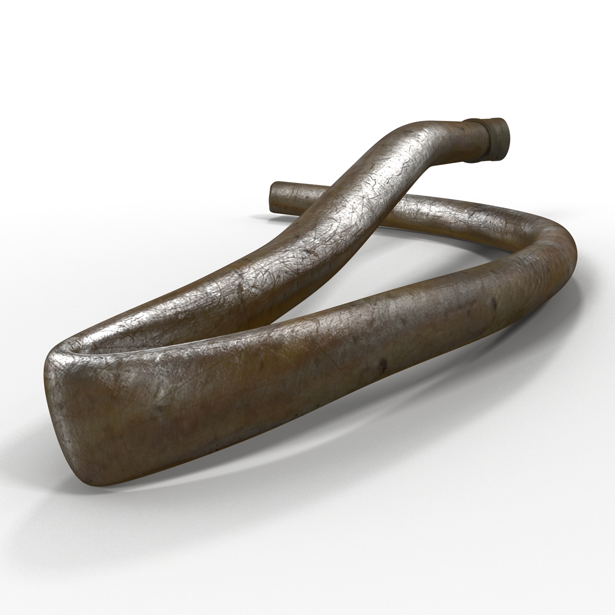 Broken Iron Pipe 13 3D model