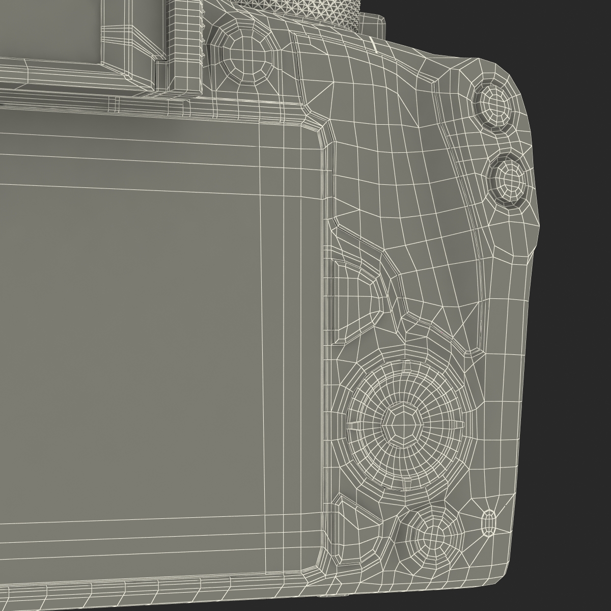 Canon EOS 100D 3D model