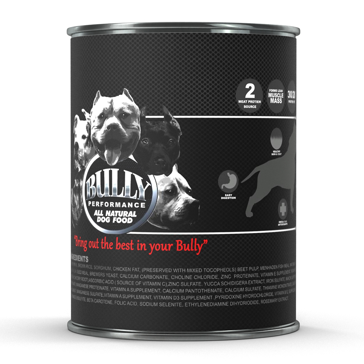 Dog Food Tin 3 3D model