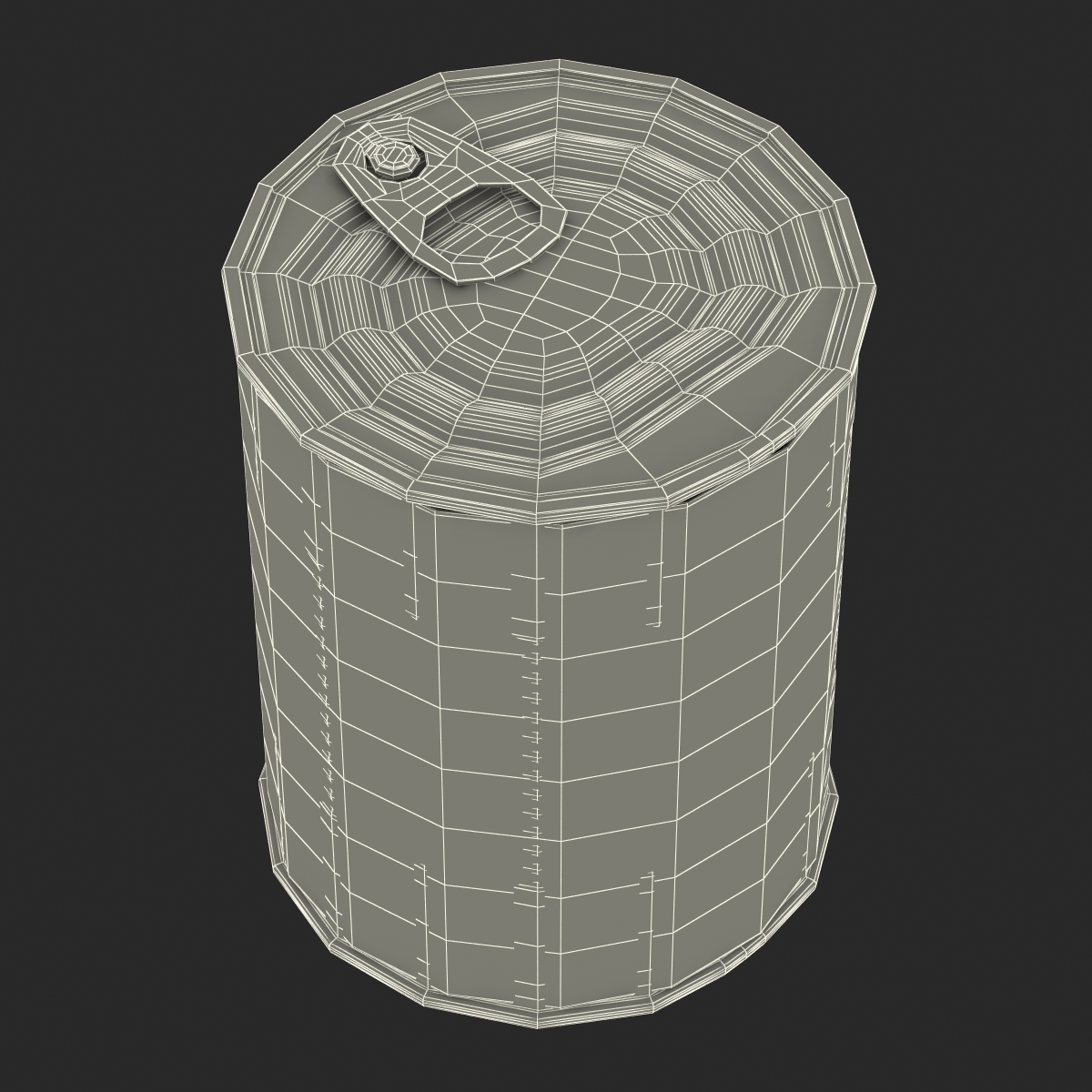 Dog Food Tin 3 3D model