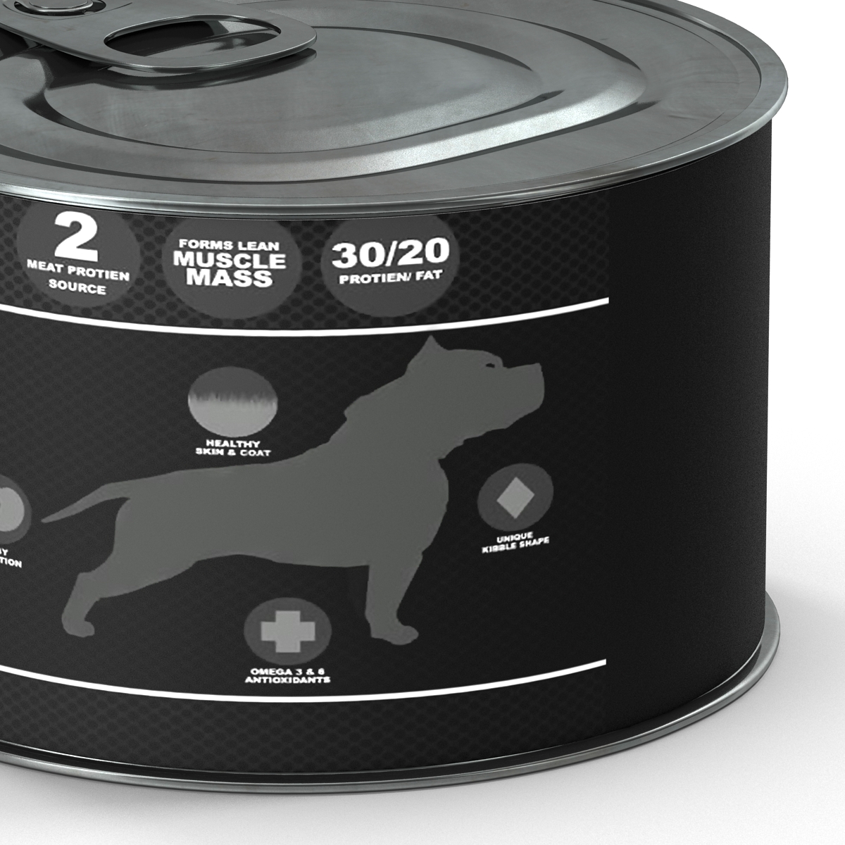 Dog Food Tin 5 3D model